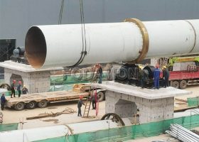 Why must clinker be rapidly cooled when it leaves rotary kiln?
